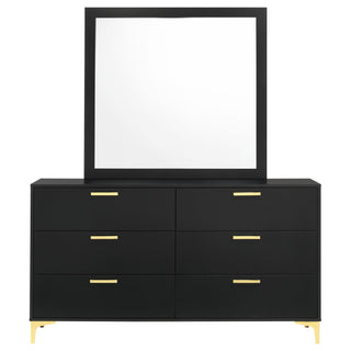 James - 6 Drawer Dresser With Mirror