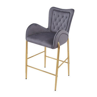 Fabric Counter Height Bar Stools (Set of 2)