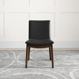Laura - Mid-Century Modern Solid Wood Dining Chair (Set of 2)