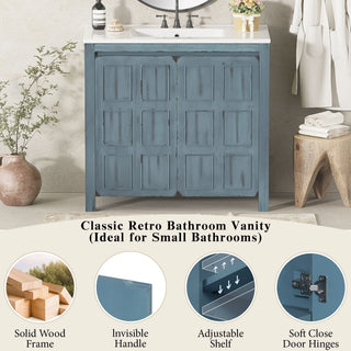 Bathroom Vanity Organizer With Sink, Combo Cabinet Set, Bathroom Storage Cabinet