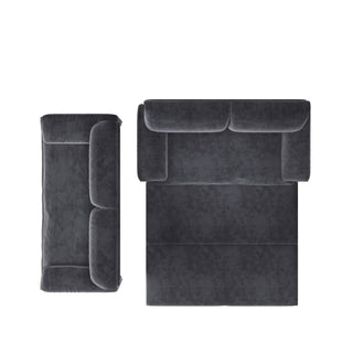 Queen Pull Out Sofa Bed With Side Storage