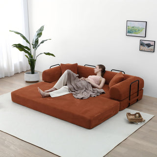 Convertible Foldable Floor Sofa Bed For Living Room
