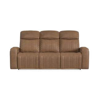 Side Kick - Sofa With Ddt, Wireless Charger, Cupholders And White Led Light - Simba Saddle