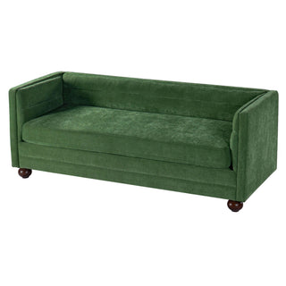 3 Seater Sofa Upholstery With Square Arms, Living Room Couch