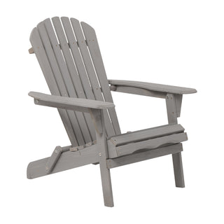 Oversize Outdoor Folding Adirondack Chair, Patio Chair For Garden