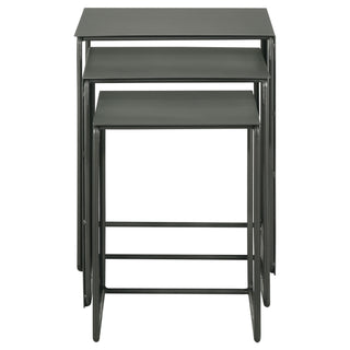 Vestal - 3 Piece Rectangular Nesting Table Set - Gray