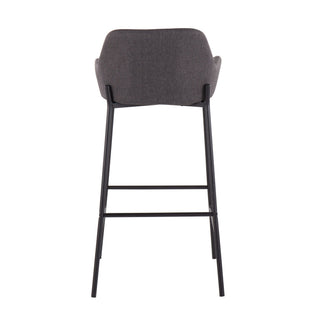 Daniella - Industrial Fixed Height Bar Stool (Set of 2)
