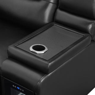 Sinai - Power Recliner With Dual Adjustment - Black