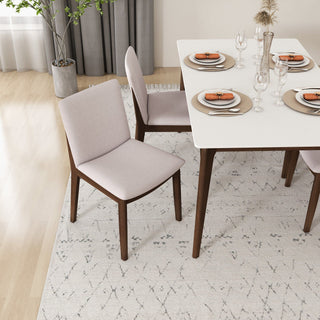 Laura - Mid-Century Modern Solid Wood Dining Chair (Set of 2)