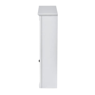 Wall Mounted Bathroom Storage Cabinet With Mirror, Medicine Cabinet With Height Adjustable Shelf