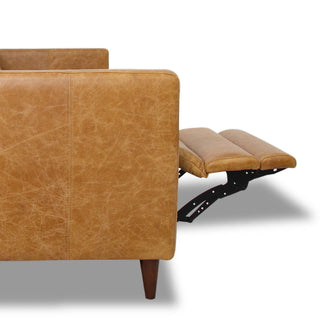 Christopher - Electric Inclining Sofa Left Facing - Tan