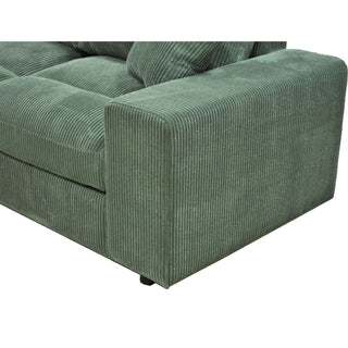 Sectional Sofa With 2 Ottomans And Toss Pillows