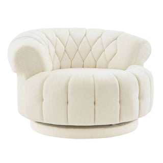 Round Swivel Accent Chair With Rotation