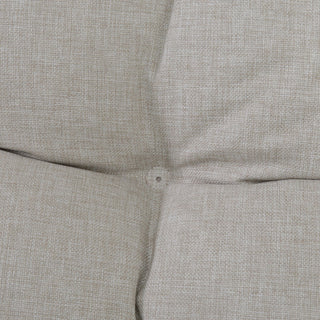 Patio Loveseat Sofa With Extra Thick Tufted Cushion - Brown