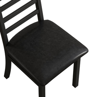 Metal Dining Chairs With Steel Legg, High Back Armless Design