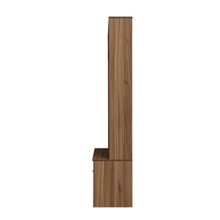 Modern Storage Closet For Bedroom, Entryway, Or Living Room - Walnut