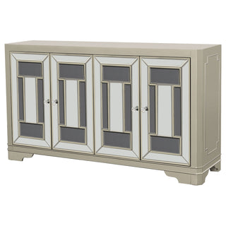 Adriane - 4 Door Accent Cabinet - Champagne