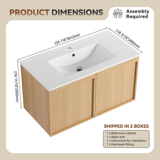 Floating Bathroom Vanity With Sink Combo
