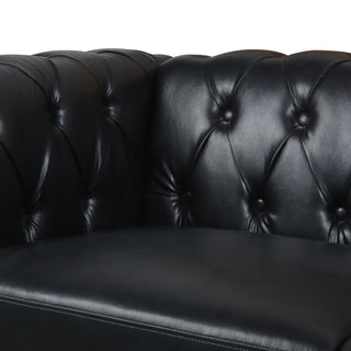 Traditional Square Arm Removable Cushion 3 Seater Sofa