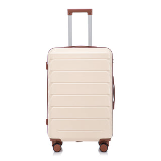 Hard Shell Luggage With Scratch Resistant Surface, 4 Wheels, Combination Lock & Side Hooks