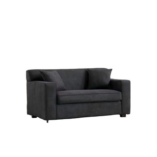 2 In 1 Lounge Chair With 4" Mattress & 2 Throw Pillows - Gray