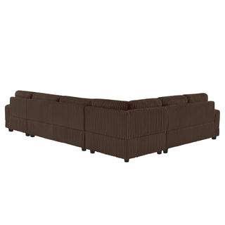 U - Sectional Sofa With Chaise Lounge, Oversized Living Room Couch