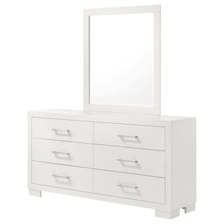 Polk - 6 Drawer Dresser With Mirror