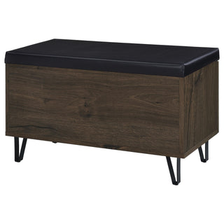 Clackamas - 2 Door Storage Bench With Padded Seat