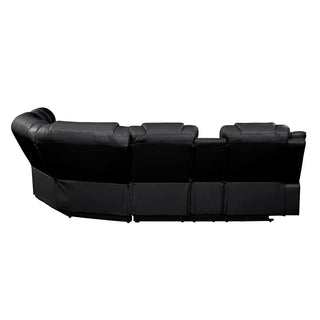 Challenger - Recliner Sectional Sofa, Built In USB, C Ports & Bluetooth