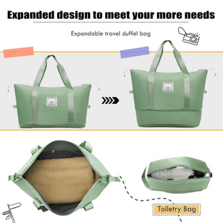 Softside Luggage Expandable Set With Duffel Bag Upright Spinner