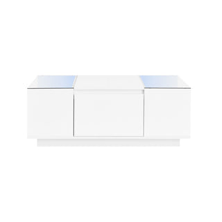 LED Coffee Table, Modern Center Table
