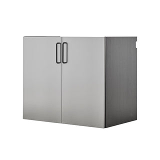Astro Series - Wall Mounted Base Door Storage Cabinet - Metallic Gray