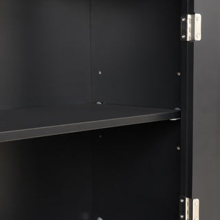 Tall Freestanding Bathroom Storage Cabinet With Drawer And Adjustable Shelf