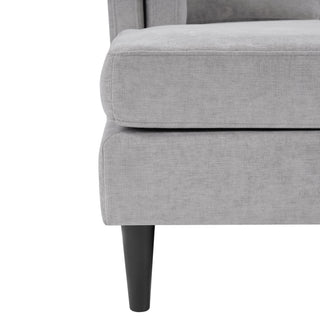 Chaise Lounge Sofa Bed With Dual Layer Armrests For Living Room