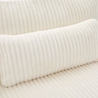 Modern Loveseat Sofa With 4 Pillows