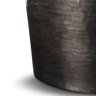 Troy - Metal Accent Table - Antique Silver