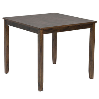 5 Piece Dining Table Set With 4 Chairs - Walnut