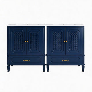 Bathroom Vanity With Sink, Soft Closing Door, Multi Functional Storage