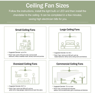 Indoor Outdoor Ceiling Fan With Light With Remote Control, Noiseless Reversible Motor, 6 Speed, 3 Color