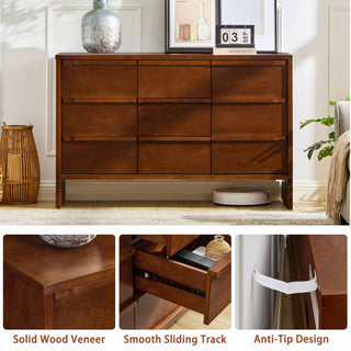 Sideboard Buffet Cabinet With Storage, 2 Doors 3 Drawers