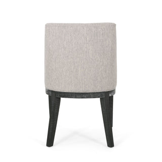 Modern Dining Chair With Durable Fabric Upholstery And Sturdy Wooden Frame (Set of 2)