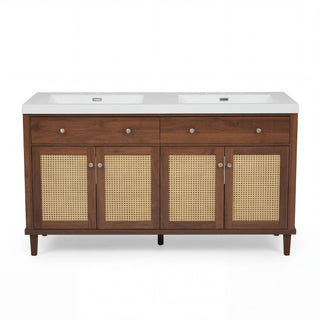 Bathroom Vanity With Double Sink, Large Storage Space