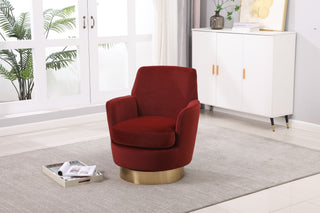 Teddy Swivel Barrel Chair, Swivel Accent Chairs Armchair For Living Room