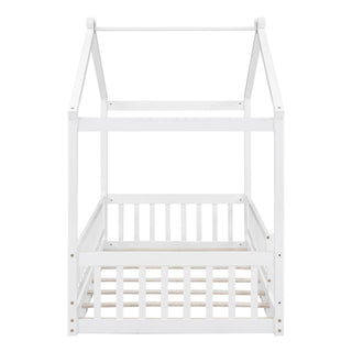 Bed House Bed Frame With Fence