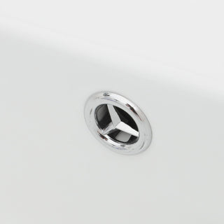 Wall Mounted Rectangular Bathroom Sink With Towel Bar