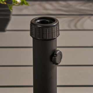 Wheelie - Stylish Square Umbrella Base With Stainless Steel Pole Handle