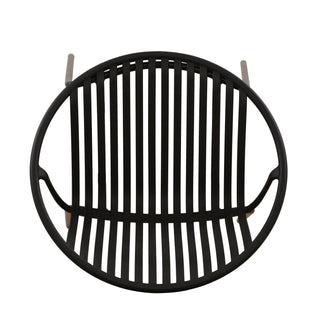 Stackable Outdoor Chairs With Breathable Plastic Backrest (Set of 2)