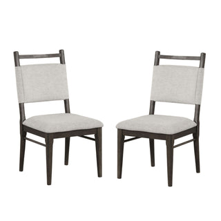Upholstered Side Chairs (Set of 2) - Dark Walnut
