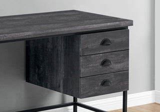 Computer Desk For Home Office, Laptop, 3 Storage Drawers, Contemporary & Moder