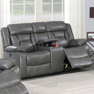 Living Room Set With Pillow Armrest And Tufted Backrest